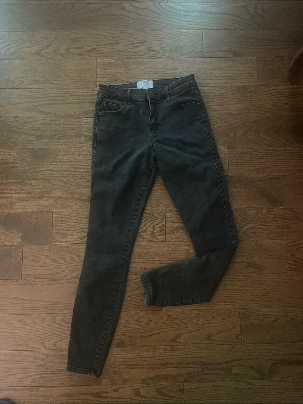 Miss Selfridge Black Skinny High-Rise Jeans